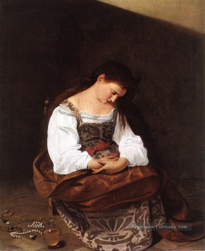 Magdalene Caravaggio Peinture à l'huile